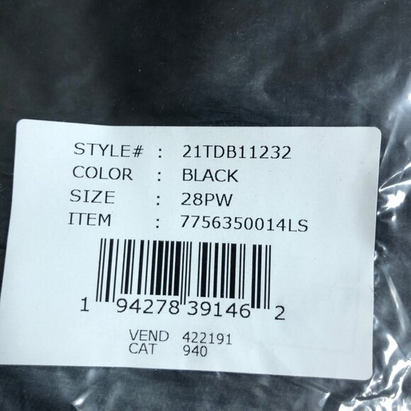 DG2 Diane Gilman Black Jeans Womens Sz 28W Petite Virtual Stretch Ultra Skinny - Picture 10 of 11